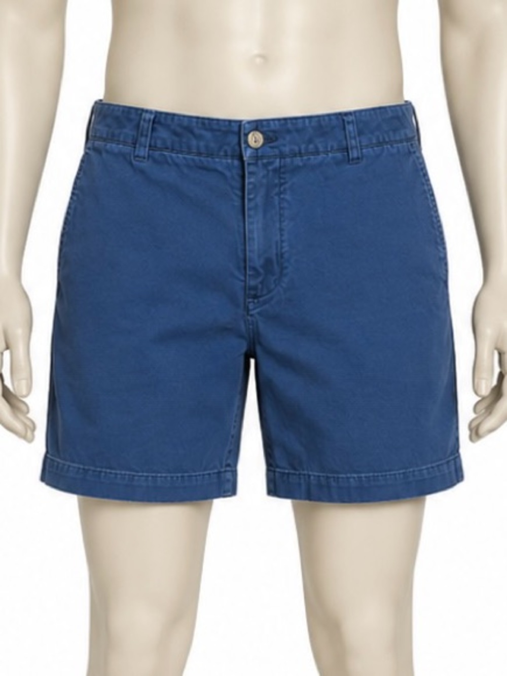 COAST Pawleys Twill Men’s Cotton Chino Shorts Navy Blue Size 36 9” Inseam
